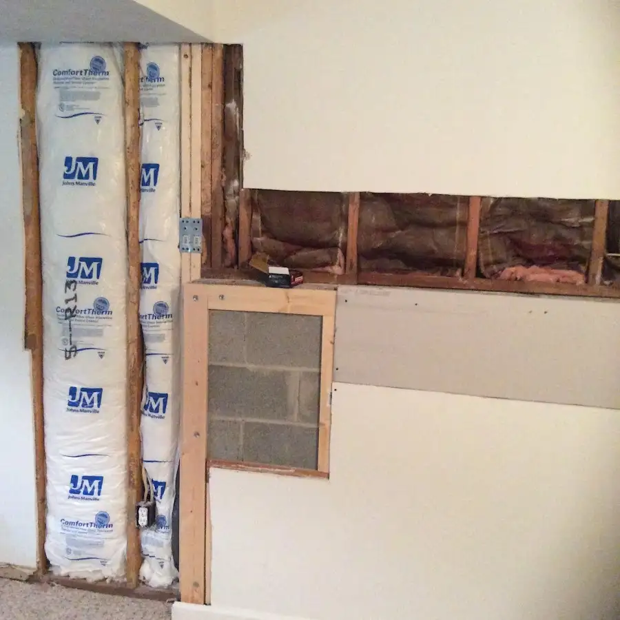 Wall insulation replacement during Odor Removal & Deodorization in Gainesville
